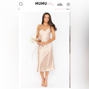 Show me your Mumu Champaign dress